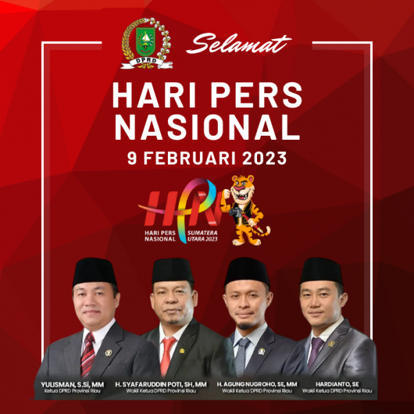 DPRD Riau - Ucapan Hari Pers 2023
