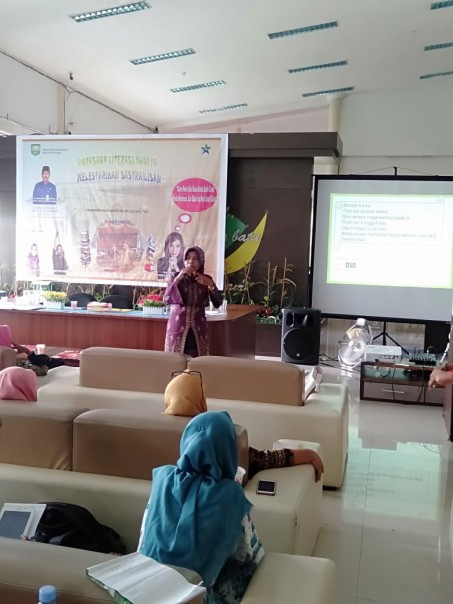 Workshop Literasi di Perpustakaan Kabupaten Siak /lin