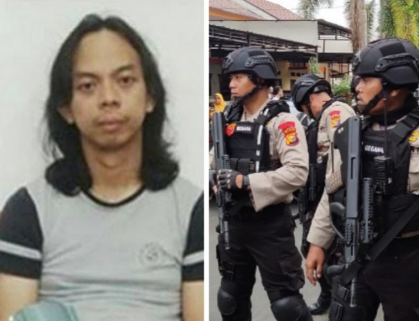 Mantan polisi Satriandi tewas dalam baku tembak dengan polisi tadi pagi di Pekanbaru (foto/int)