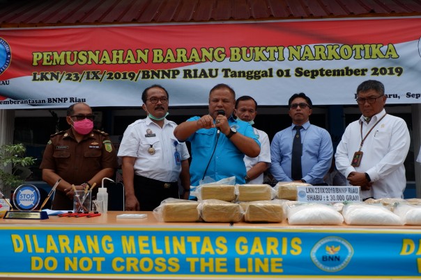Plt Kabid Brantas BNNP Riau, Kombes Haldun 