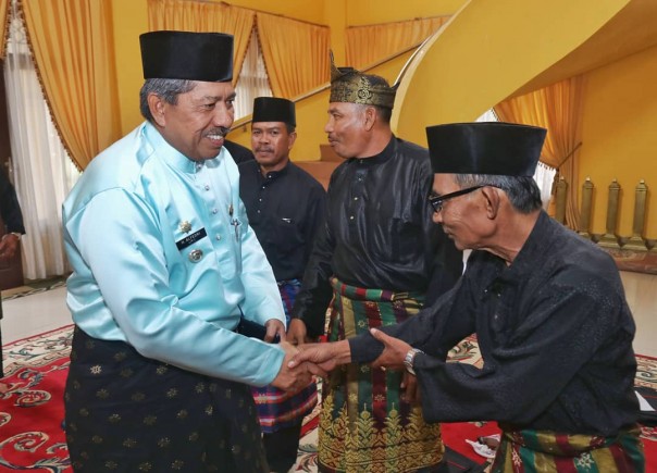 Peran Lembaga Adat Melayu Riau (LAMR) Kabupaten Siak sangat menentukan dalam upaya memajukan kebudayaan melayu di Kabupaten Siak (foto/Lin)