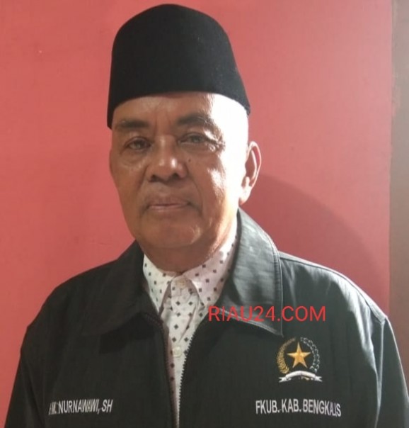 Ketua Forum Kerukunan Umat Beragama (FKUB) Kabupaten Bengkalis Muhammmad Nurnawawi (foto/Hari)