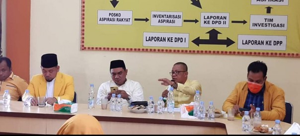 Pasca SK Penetapan Calon Keluar, Golkar Pelalawan Gelar Rapat Konsolidasi (foto/ardi)