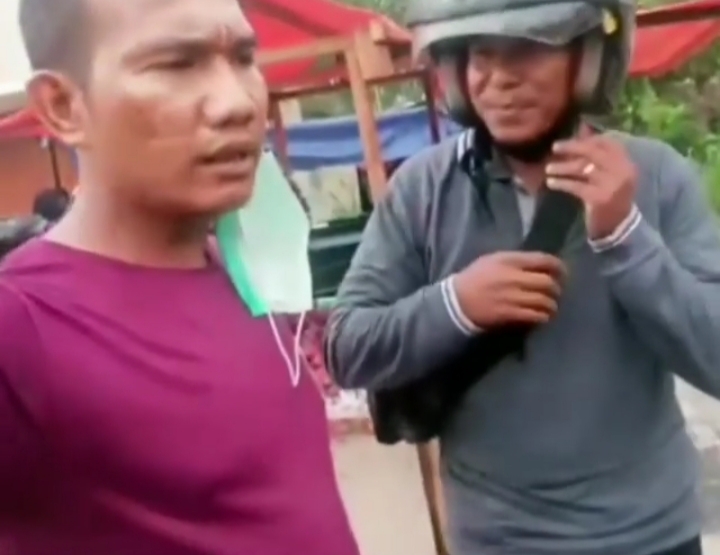 Salah Sasaran, Rombongan yang Ngaku Debt Colector Pucat Dimarahi Anggota TNI (foto/int)