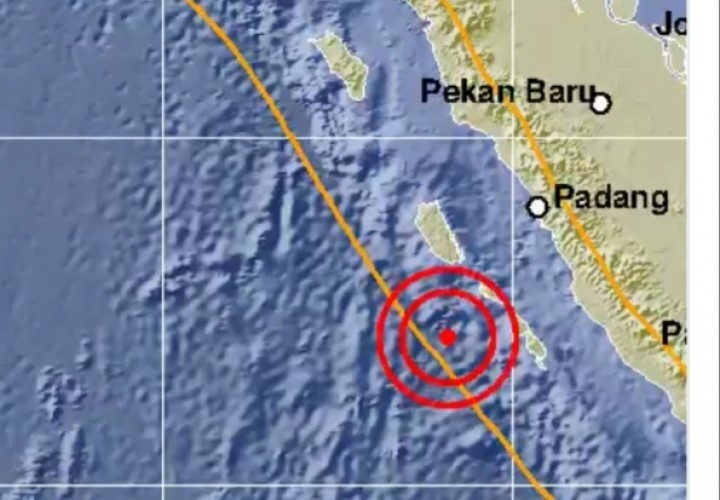 Gempa Berkekuatan 6,3 Magnitudo Terasa Hingga Padang, BMKG: Tidak Berpotensi Tsunami (foto/int)