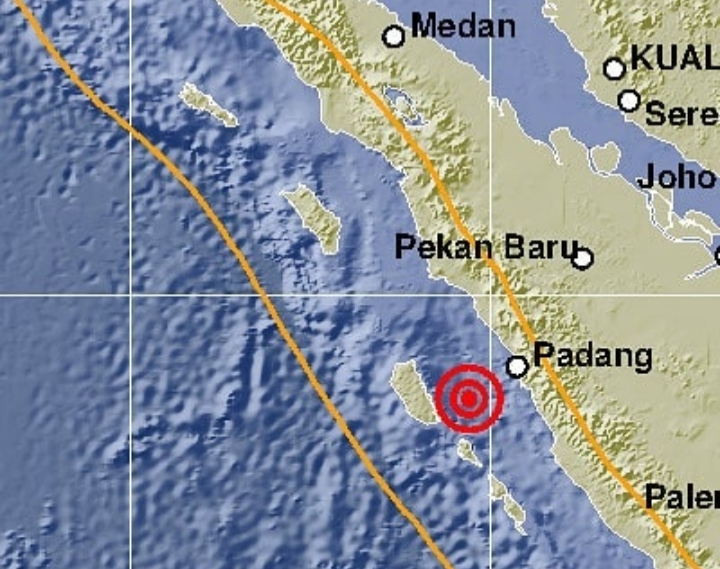 Gempa Sumbar Lagi, Berkekuatan 4,9 Magnitudo, BPBD Padang: Tidak Berpotensi Tsunami (foto/int)