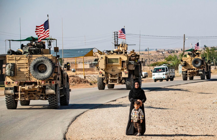 Konvoi militer AS di Iraq Foto: Internet
