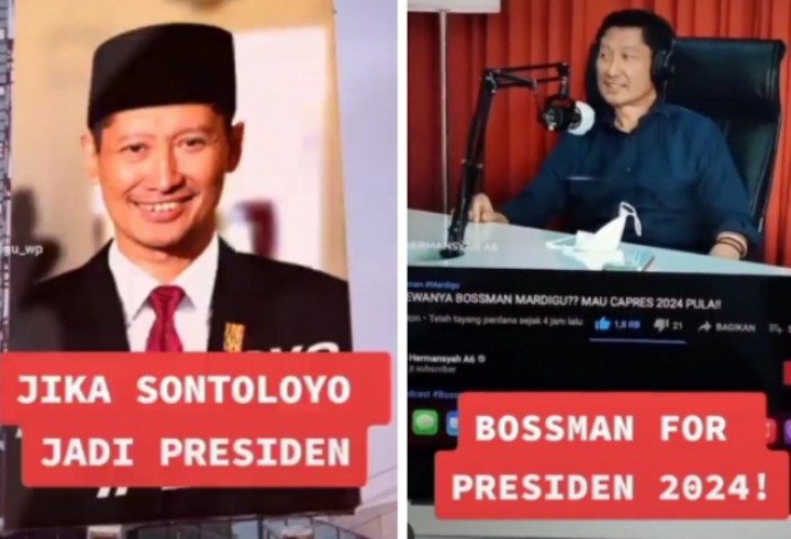 Dorongan Mardigu Wowiek Bossman Sontoloyo Calon Presiden 2024 Makin Kuat, Netizen Sebut Begini (foto/int) 