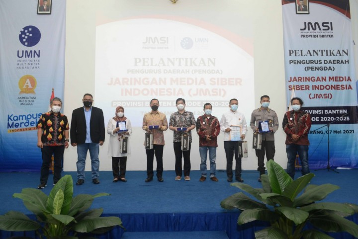 Pelantikan pengurus JMSI Banten