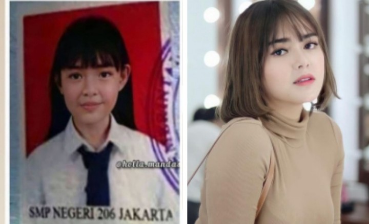 Perbandingan Foto Jadul Amanda Manopo Saat SMP, Netizen Bilang Ini (foto/int) 