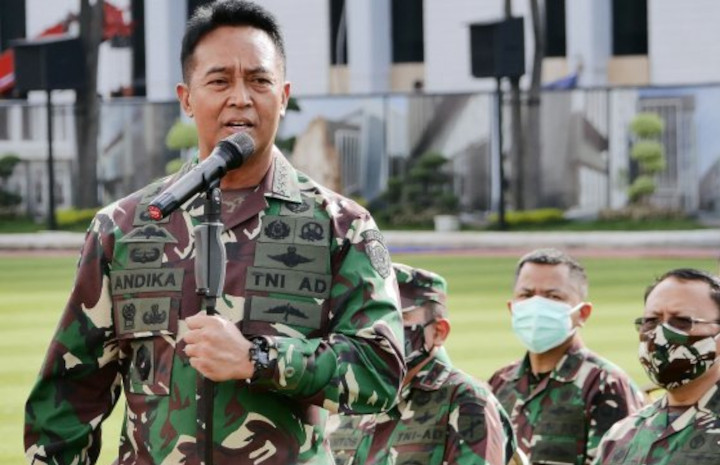 Kepala Staf Angkatan Darat (KSAD) Jenderal TNI Andika Perkasa. Foto: Tribunnews.com