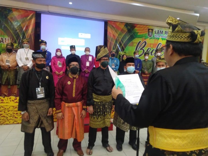 Rizaldi Putra Jadi Ketua DPH LAMR Kota Pekanbaru Hasil Pilihan LAMR se-Kecamatan (foto/ist)