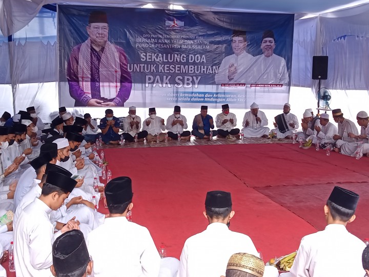 DPD Demokrat Riau gelar doa bersama untuk kesembuhan SBY