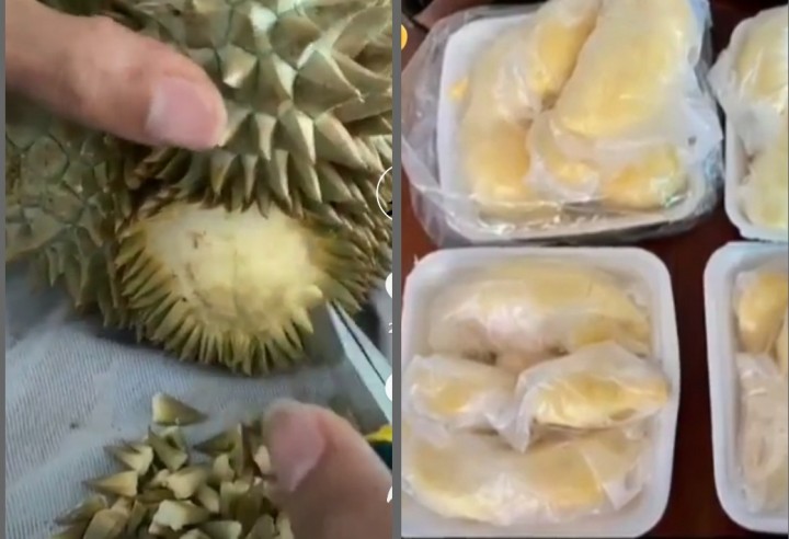 Viral Kupas Durian Lain Dari Pada yang Lain, Netizen: Terlalu Sabar (foto/int)