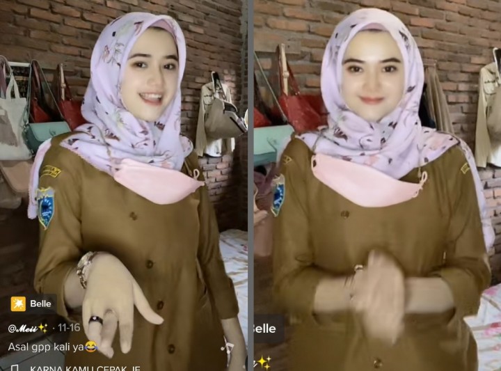 Video Pegawai Cantik Ini Viral, Netizen Salah Fokus Pada Bagian Ini (foto/int)