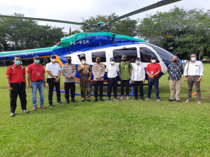  Saat patroli udara meninjau kondisi kawasan hutan SM Rimbang Baling 