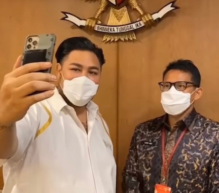 Ivan Gunawan dan Sandiaga Uno [Instagram/@sandiuno]