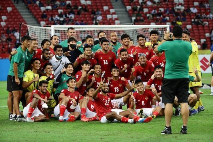 Timnas Indonesia Seremoni Kemenangan/bola.net