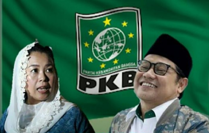 Ketum PKB Muhaimin Iskandar dan Keluarga Gus Dur. Sumber: Internet