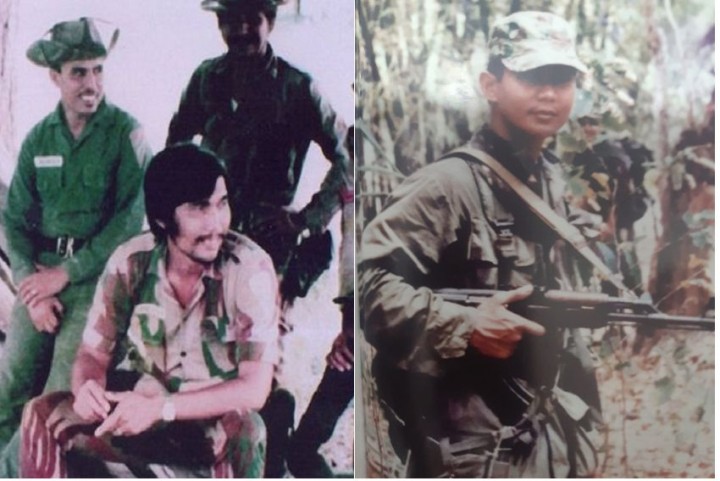 Prabowo Subianto dan Luhut Binsar Pandjaitan saat berseragam TNI. Sumber: Internet