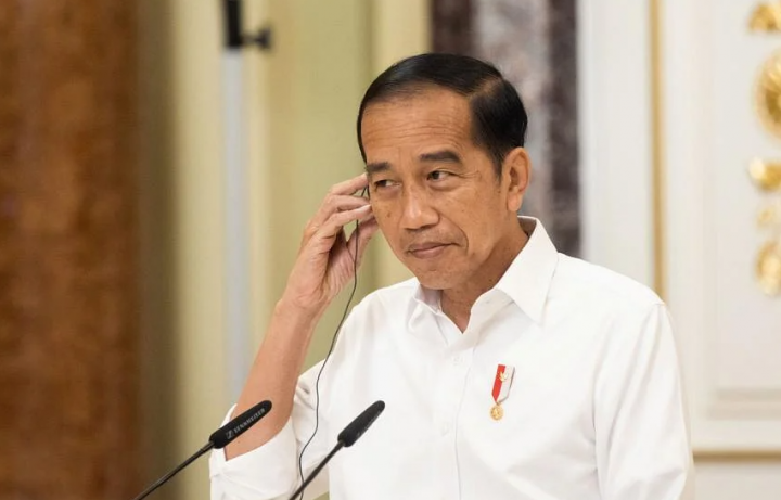 Jokowi saat pertemuan dengan UEA /Reuters