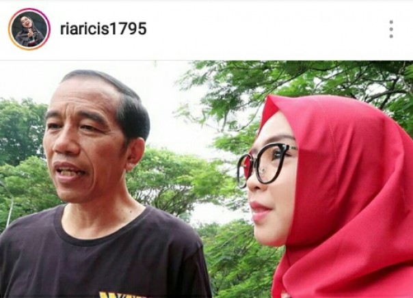 Ria Ricis buat video bareng Presiden Jokowi