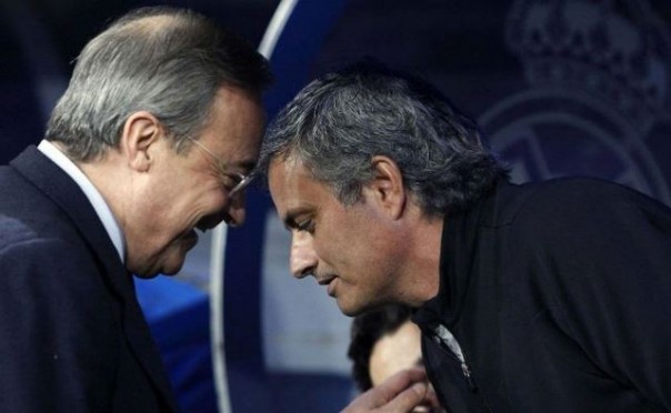 Florentino Perez dan Jose Mourinho 