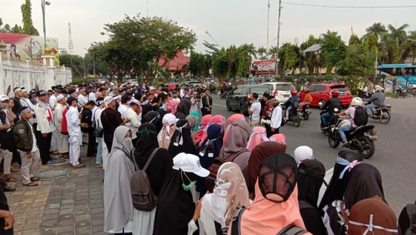 Aksi Bela Muslim Uighur 2112 di Pekanbaru