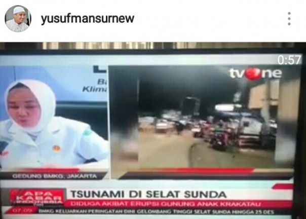 Ustaz Yusuf Mansur kirimkan doa untuk korban tsunami di Selat Sunda
