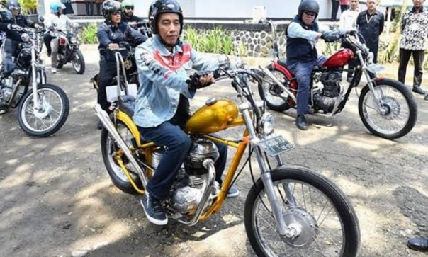 Motor chopper milik Presiden Jokowi
