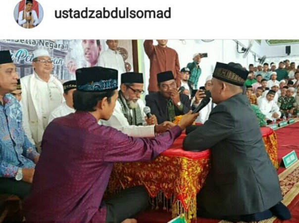Ustaz Abdul Somad jadi saksi nikah untuk sahabatnya di Aceh