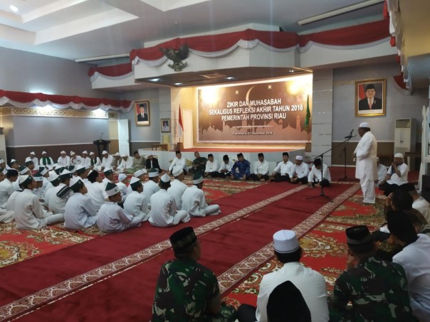 Gubernur Riau gelar zikir dan muhasabah 