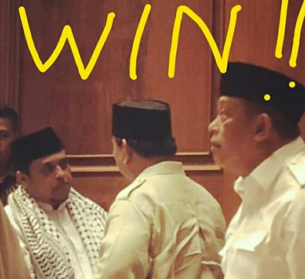 Ustaz Haikal Hassan yakin Capres 02 Prabowo menang (foto/istimewa) 