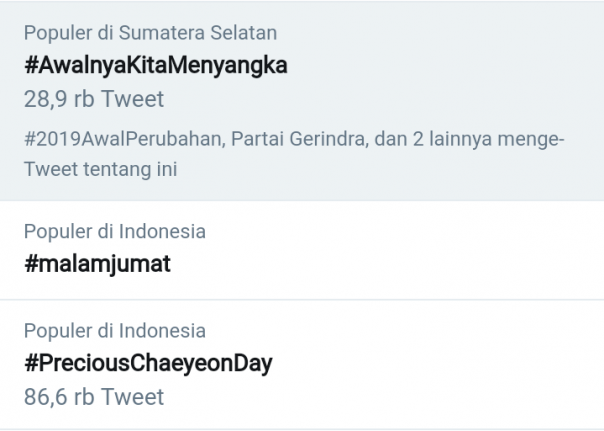 Tagar #AwalnyaKitaMenyangka yang menyindir Jokowi jadi trending topik