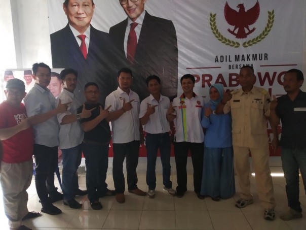 Foto bersama BPN Sekber Prabowo dan Sekber Padi Riau usai acara konsolidasi 