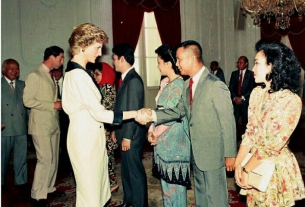 Prabowo salami Lady Diana (foto/instagram) 