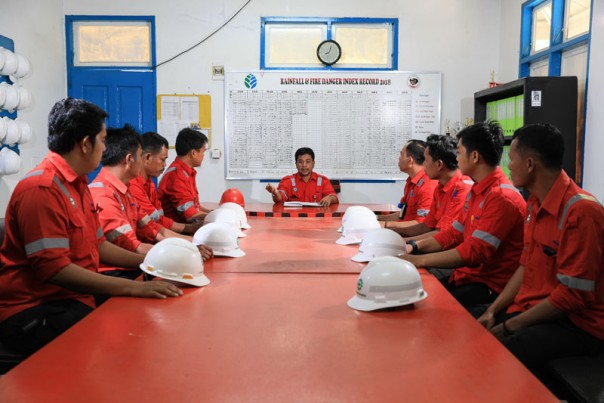 700 orang  FERT (Fire Emergency Responsible Team PT RAPP disiagakan/ist