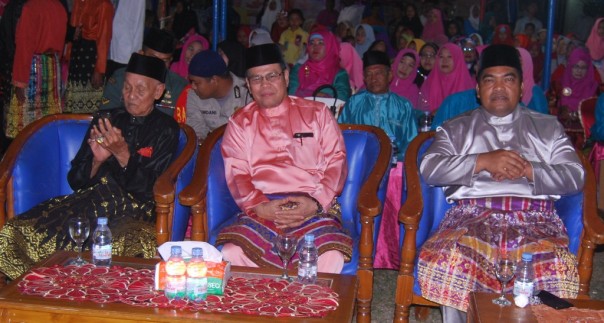 Wakil Bupati Bengkalis, H Muhammad ST MP saat menghadiri MTQ Tingkat Desa Senggoro XI/hari