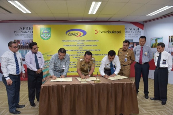 Bank Riau Kepri jalan MoU bersama Pemkab Rohul