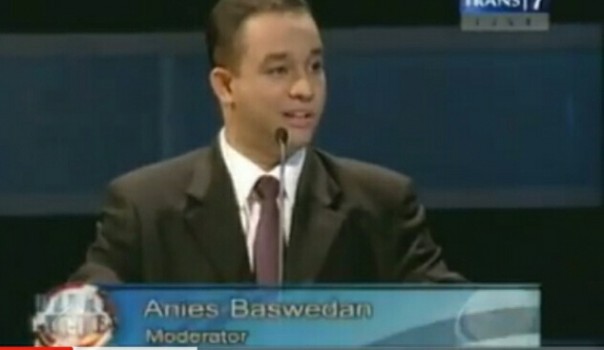 Anies Baswedan pernah jadi moderator Debat Pilpres (foto/youtube) 