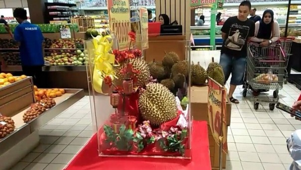 Durian J-Queen yang dijual seharga Rp14 juta. Foto: int 