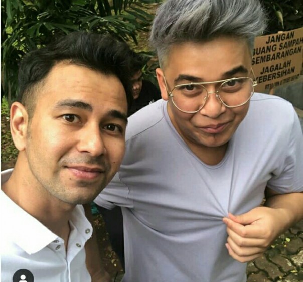 Raffi Ahmad bertemu Billy Syahputra beberapa waktu lalu (foto/instagram) 