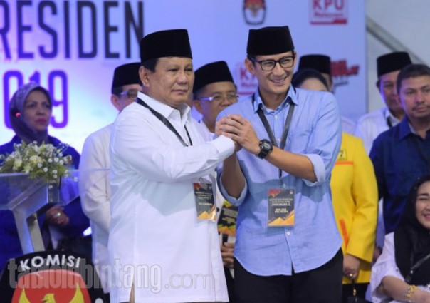 Pasangan Prabowo Subianto-Sandiaga Uno 