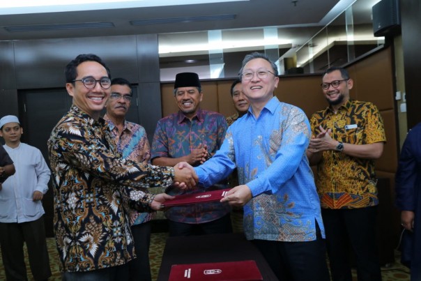 Penandatanganan MoU antara PT Samudra Siak dengan BGMC Legacy SDN investor dari negeri jiran Malaysia./lin