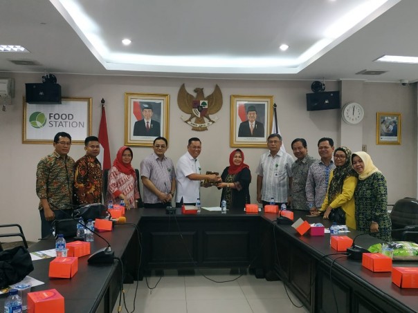 Tim Penguatan Pangan Pekanbaru berkunjung ke Perusahaan Daerah DKI  Jakarta (foto/istimewa) 
