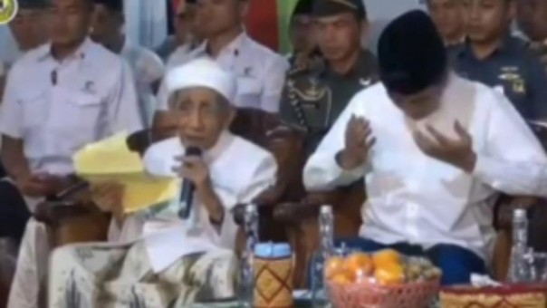 Maimun doakan Prabowo jadi Presiden di depan Jokowi