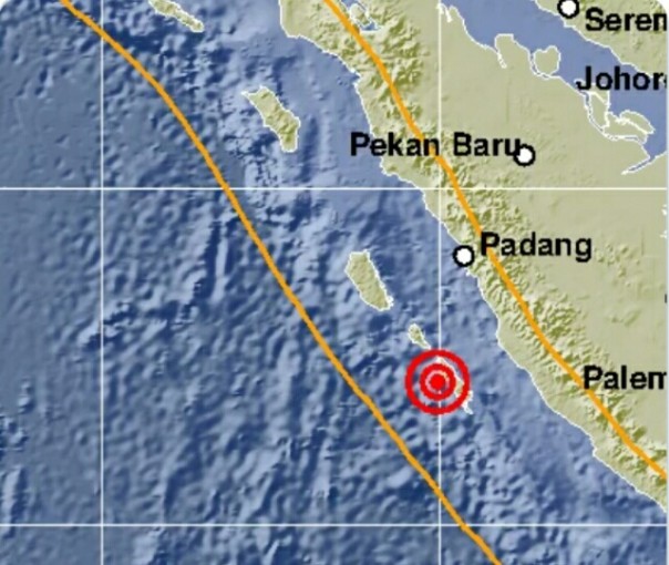 Terjadi gempa di Mentawai, Sumatera Barat (foto/BMKG) 