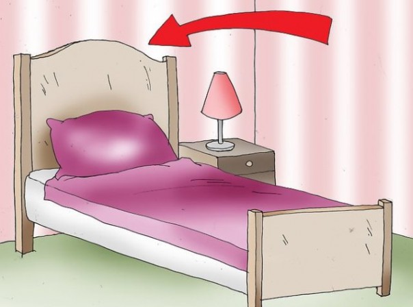 Ilustrasi tentang pentingnya bagian kepala pada tempat tidur. Foto: int 