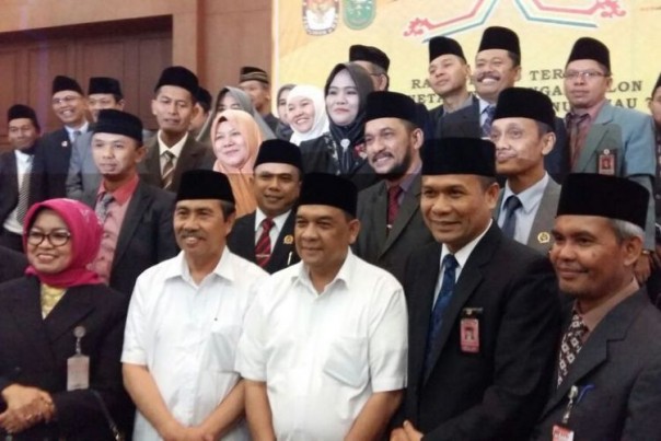 Gubernur Riau dan Wakil Gubernur Riau terpilih, Syamsuar-Edi Natar Nasution