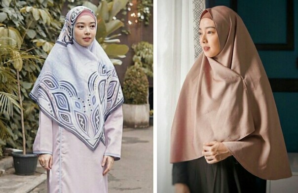 Lindswell Kwok semakin cantik dengan mengenakan jilbab (foto/instagram) 